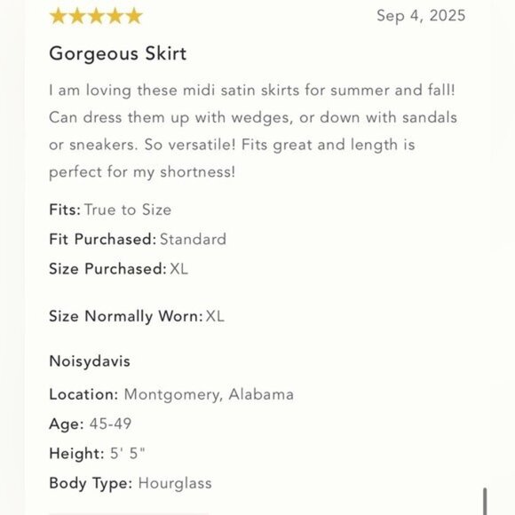 NWT Size 2X - The Tilda Maxi Slip Skirt in Pale Pink (NWT US$ 98) - Picture 13 of 16